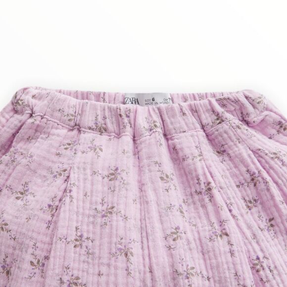 ZARA Kids | Mauve | TEXTURED PANTS - Picture 3 of 5